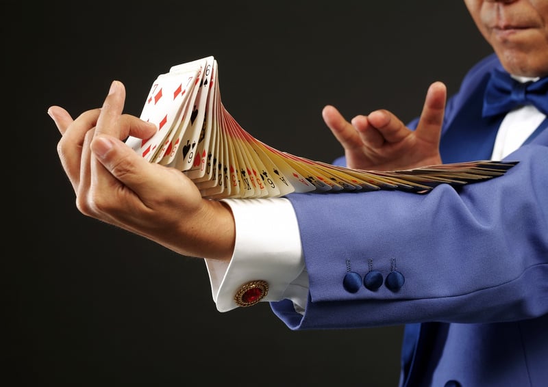 Magician performing magic